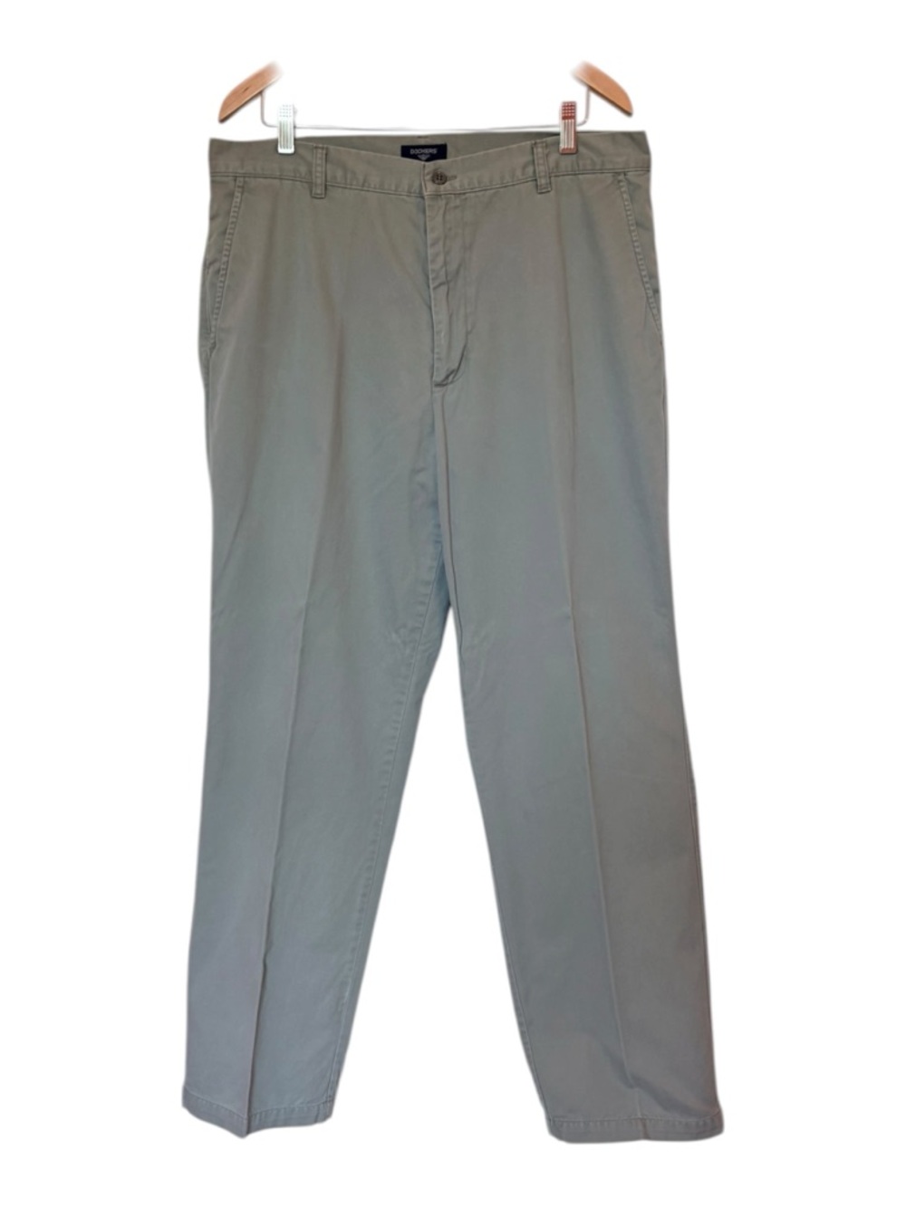 Dockers Men's light Gray Straight-Leg Chinos 36x32